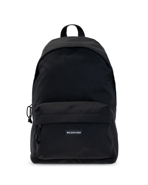 Balenciaga Black 'Explorer' Backpack for men