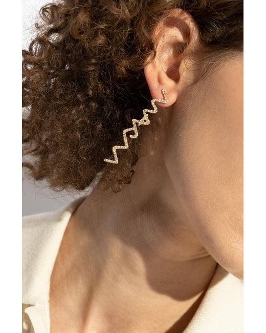 Marni Brown Brass Earrings
