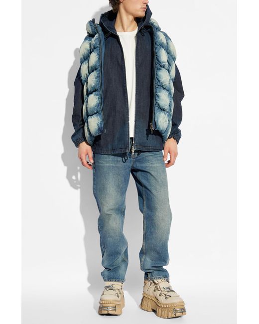 DIESEL Blue Denim Jacket D-Wynny for men