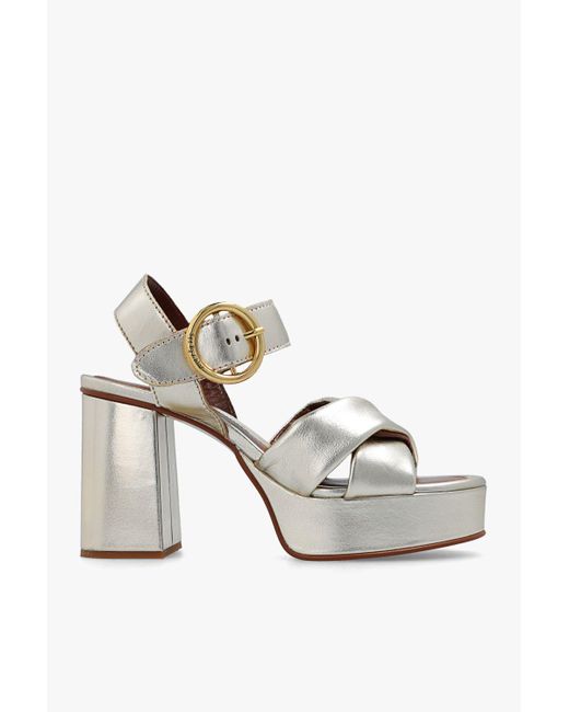 See By Chloé White 'lyna' Platform Sandals