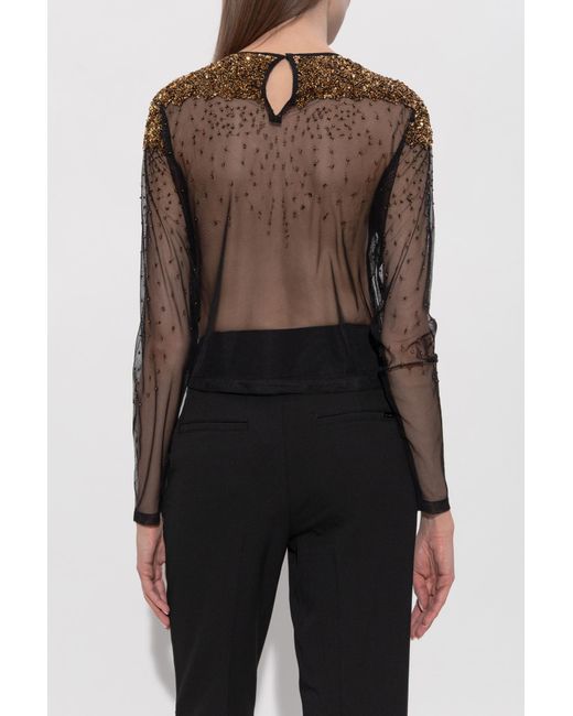 AllSaints Black Top "Greta"