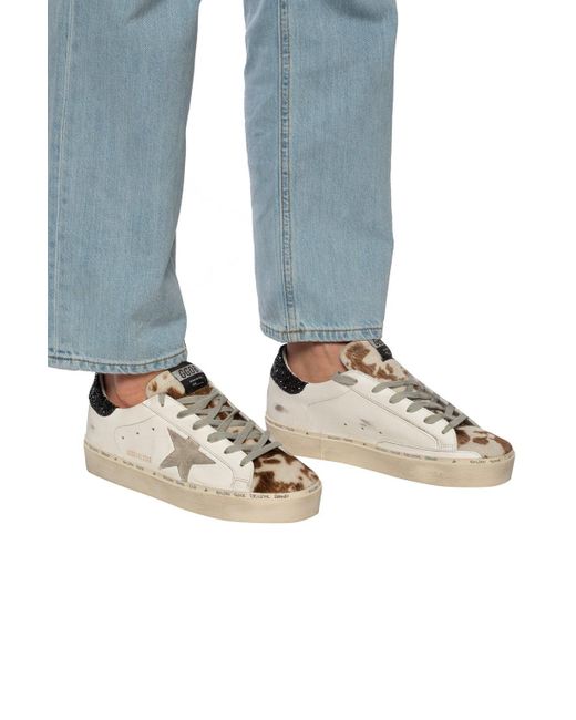 golden goose cowhide sneakers