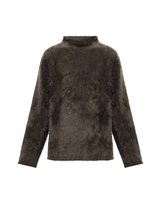 Lisa Yang Brown Cashmere Sweater 'Teis' for men