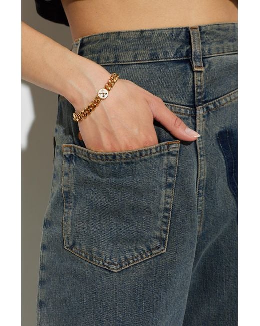 Off-White c/o Virgil Abloh Metallic Brass Bracelet