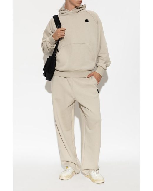 Moose Knuckles Natural Sweatpants With Straight-Leg Cut for men