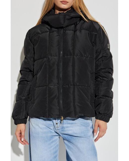 EA7 Black Insulated Quilted Jacket