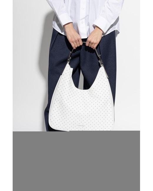 MICHAEL Michael Kors White 'Nolita' Shoulder Bag