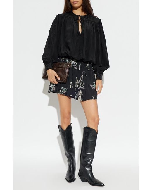 Isabel Marant Black "Livy" Skirt
