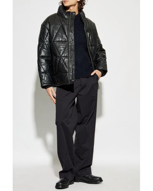 AllSaints Black Insulated Jacket "Brockwell" for men