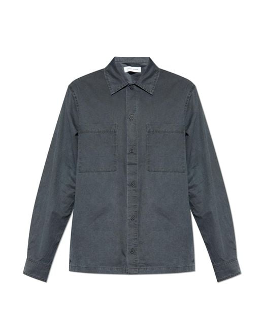 Samsøe & Samsøe Blue Shirt 'Sataka' for men
