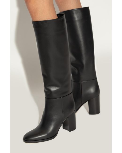 ロングブーツ Gianvito Rossi FW25 'Santiago' boots (G8030460CUOVGI BROW) Santiago knee-high leather boots in brown - Gianvito Rossi