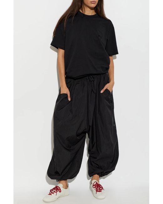 Y-3 Black Nylon Pants