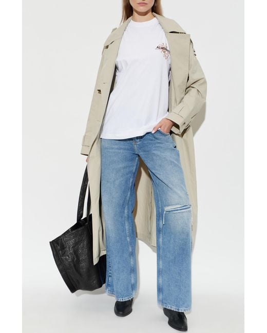 AllSaints White T-Shirt 'Valen'