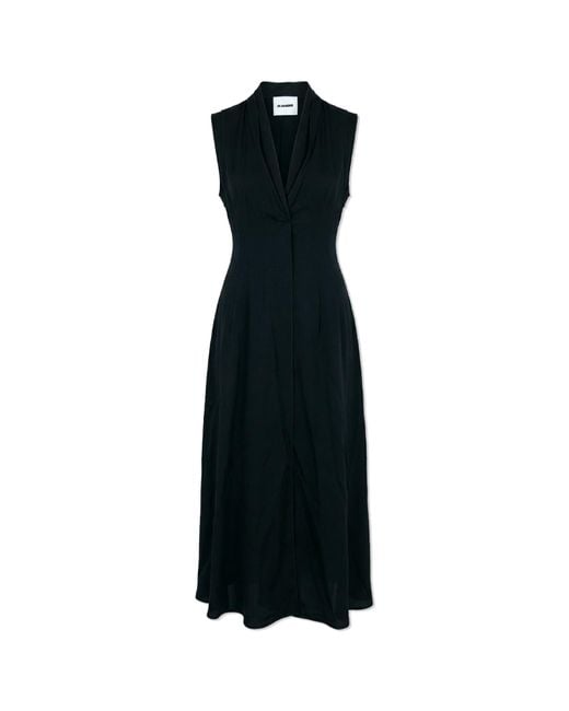 Jil Sander Black Sleeveless Dress