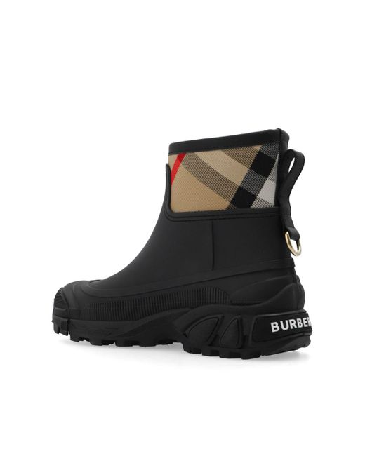 Burberry ryan Rain Boots in Black Lyst