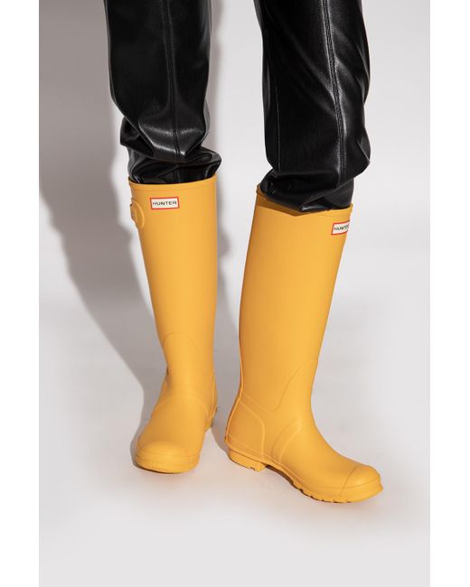 Hunter Orange ‘Original Tall’ Rain Boots