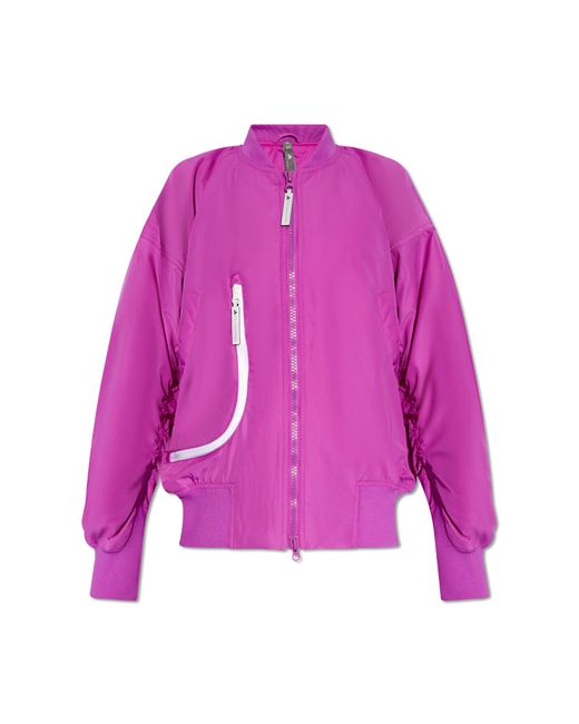 Adidas By Stella McCartney Pink Bomber Jacket,