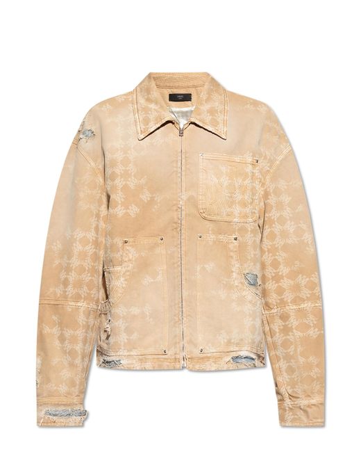 Amiri Gray Monogram Jacket for men