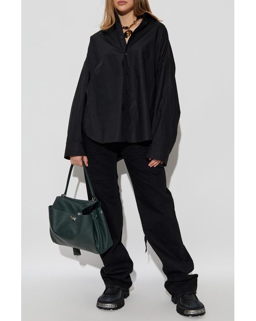 Balenciaga Black Jeans With Vintage Effect