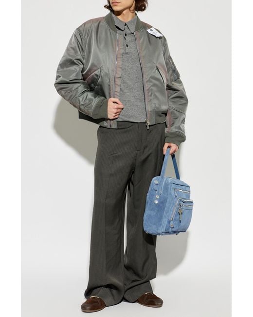 Acne Gray Insulated Jacket for men