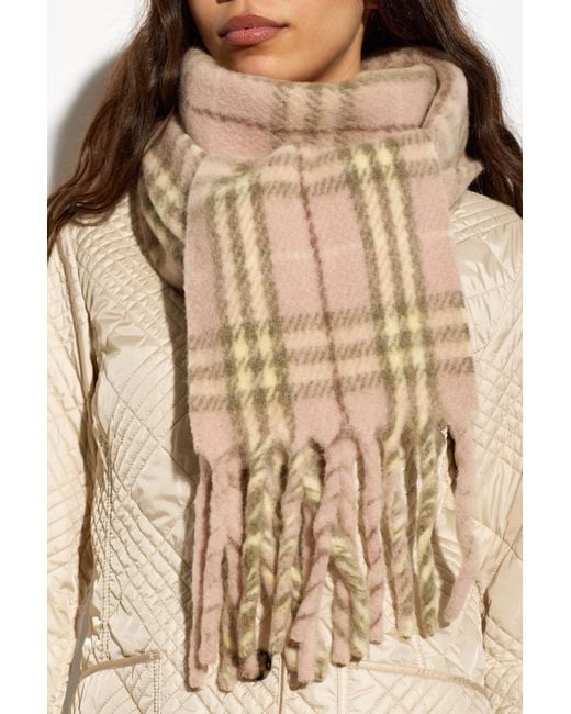 Burberry Natural Wool Scarf