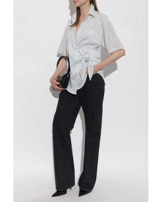 DIESEL Gray Shirt 'C-Delphos-Ss'