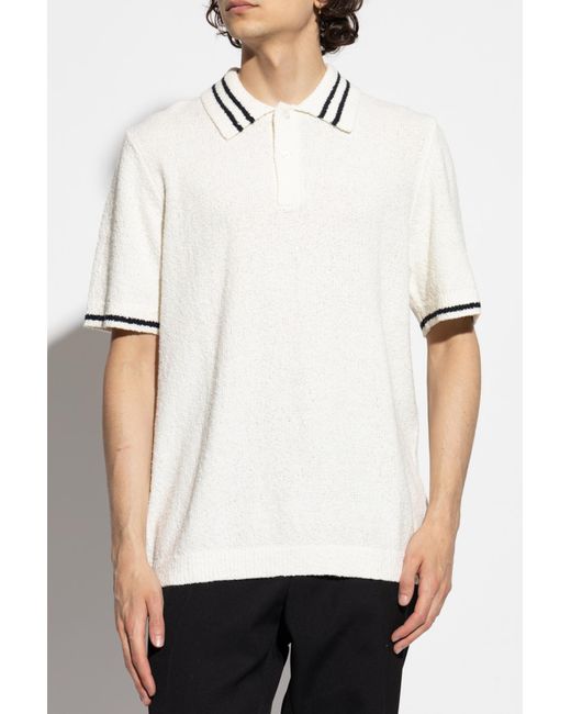 Samsøe & Samsøe White Polo "Sapedro" for men
