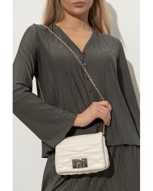 Furla White Shoulder Bag 1927 Mini