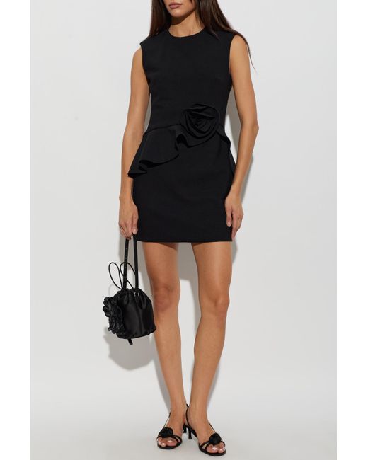 ROTATE BIRGER CHRISTENSEN Black Dress With Appliqué
