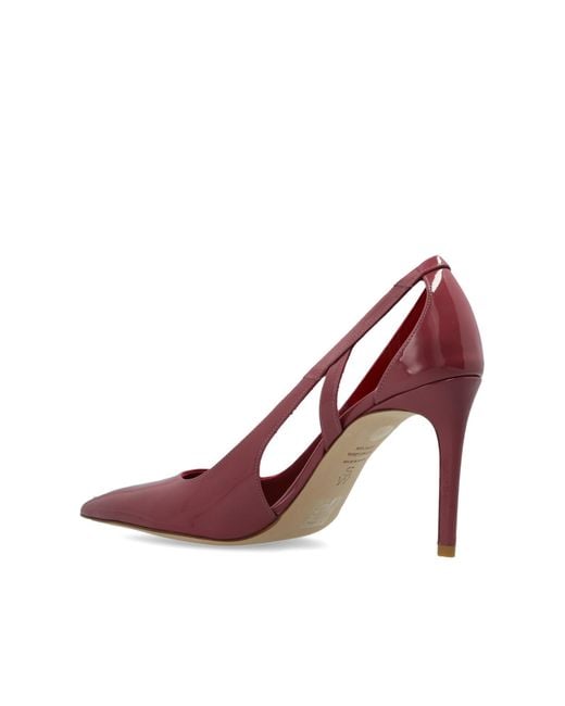 Stuart Weitzman Pink 'Stuart Power Cutout' Stilettos