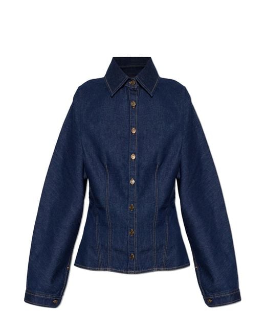 Agolde Blue "Devon" Shirt