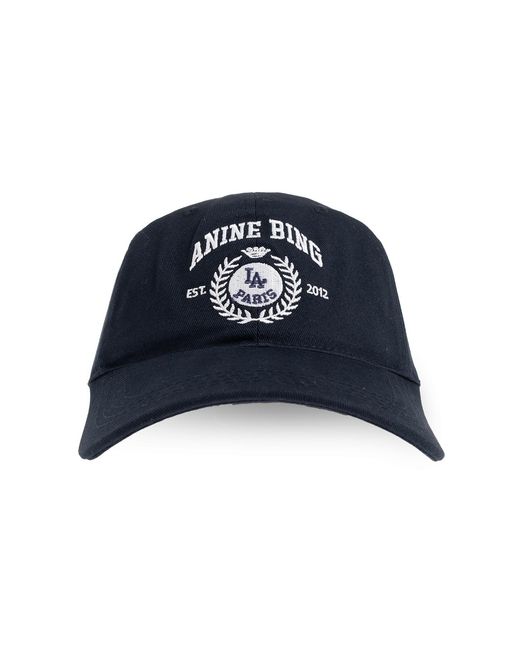 Anine Bing Blue Cap With Visor "Jeremy"