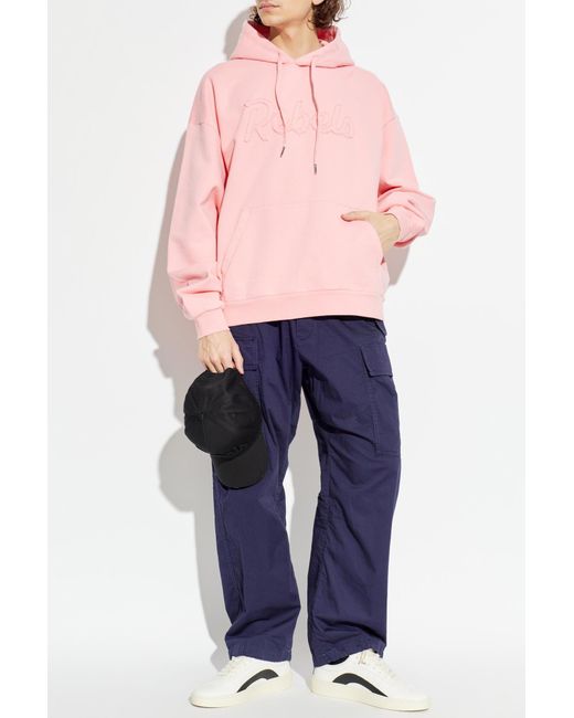 DSquared² Pink Sweatshirt With Logo for men