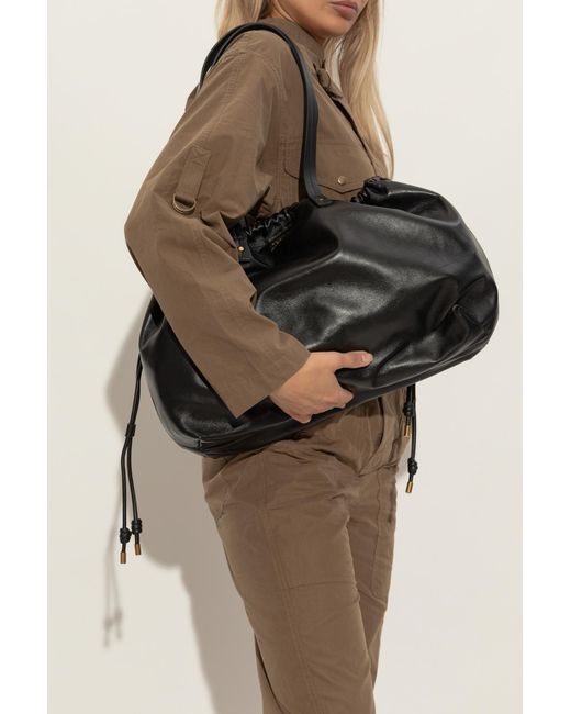 Isabel Marant Black "Silven E/W" Shoulder Bag