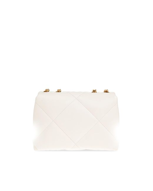 Tory Burch Natural Shoulder Bag 'Kira Diamond Small'
