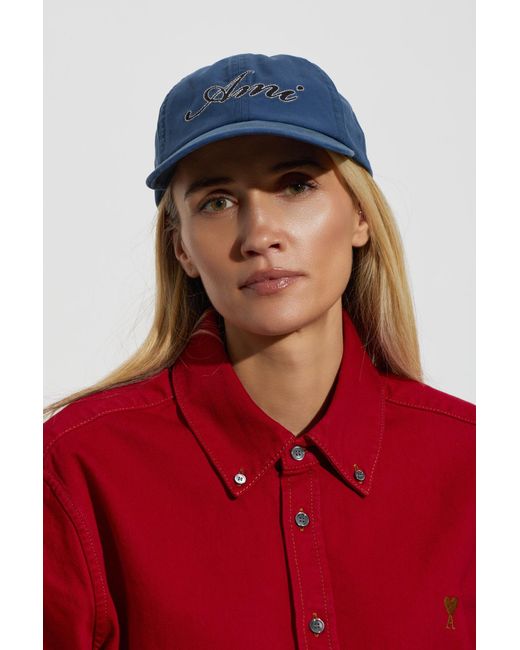 AMI Red Cap With Logo