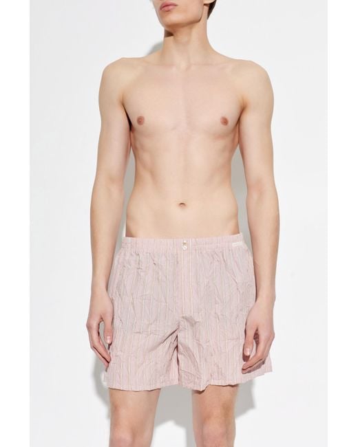 Dolce & Gabbana Pink Boxer Briefs for men