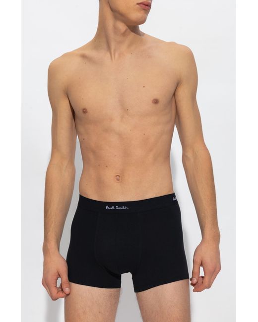 Paul Smith Multicolor Branded Boxers 3-Pack for men