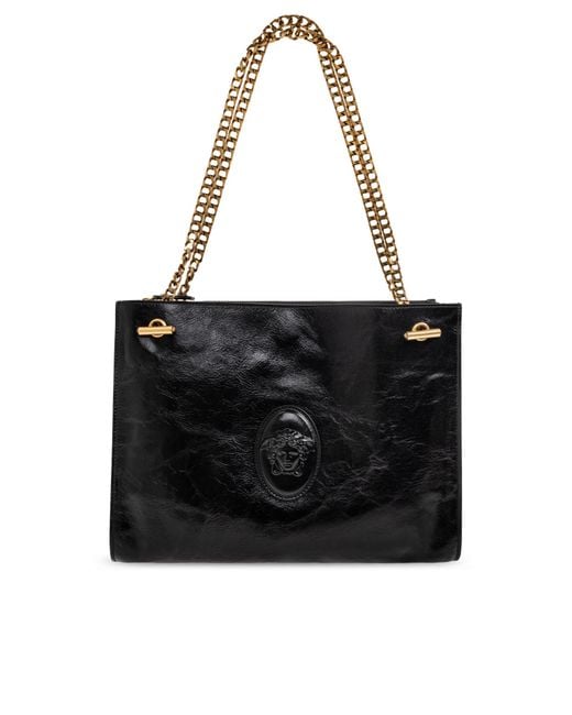Versace Black Cabine' Shoulder Bag