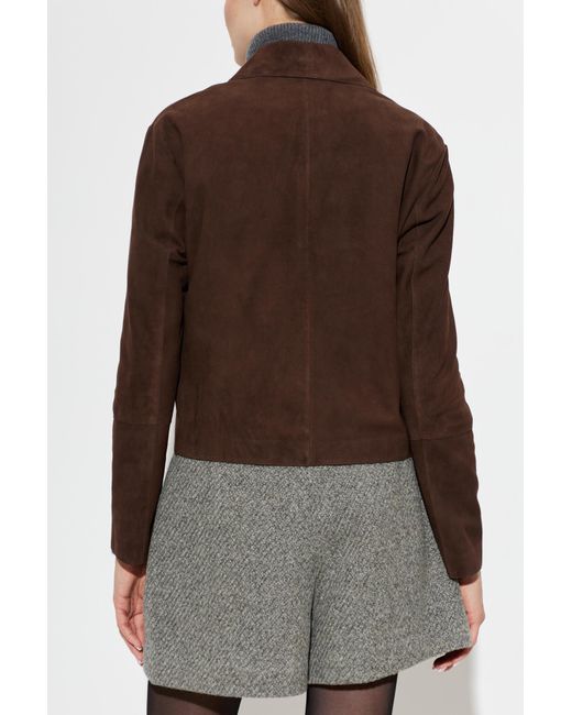 Arma Brown Suede Jacket 'Emy'