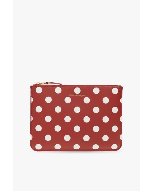 Comme des Garçons Red Polka Dot Pouch