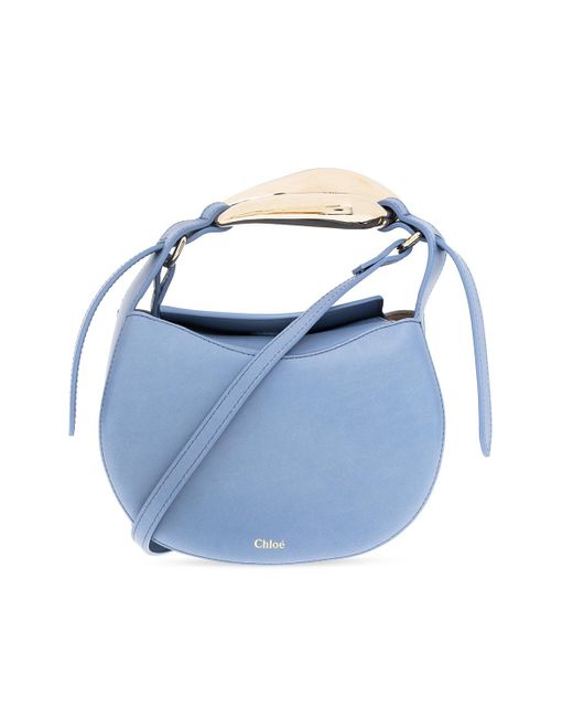 Chloé Blue 'kiss Small' Shoulder Bag