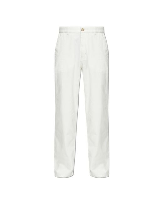 Samsøe & Samsøe White Sanoah Trousers for men