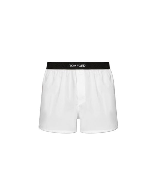 Tom Ford Black Boxer Shorts With Logo for men