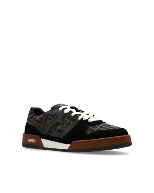 Fendi Black Sneakers With Logo for men