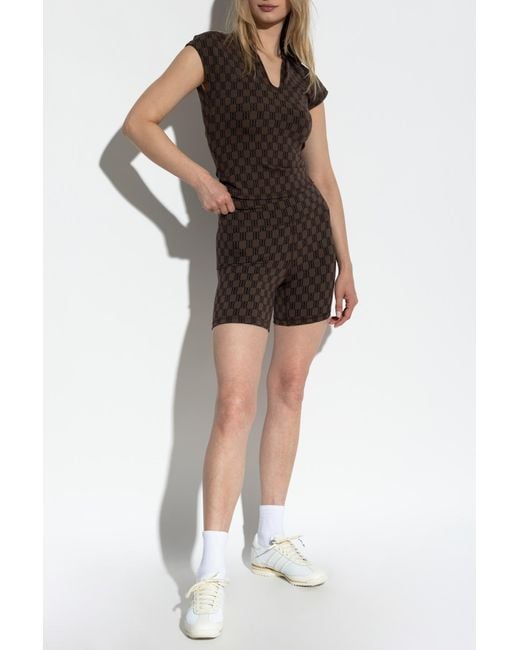 By Malene Birger Brown Short Leggings "Siola"