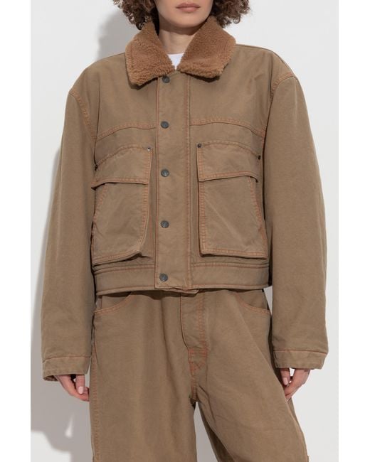 DSquared² Natural Jacket With Collar