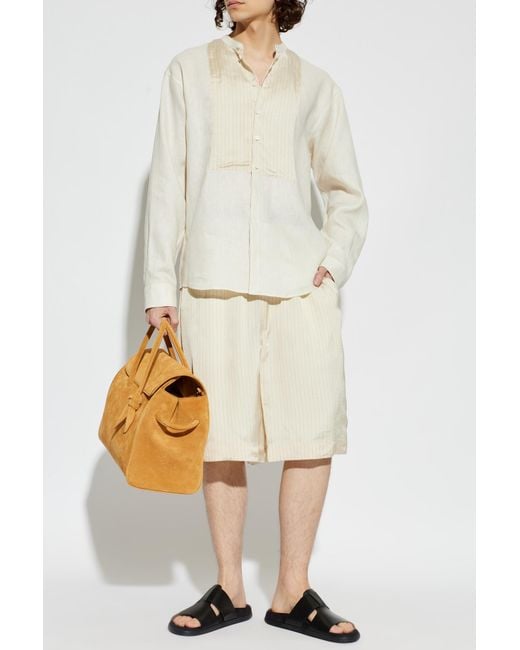 DSquared² White Striped Pattern Shorts for men