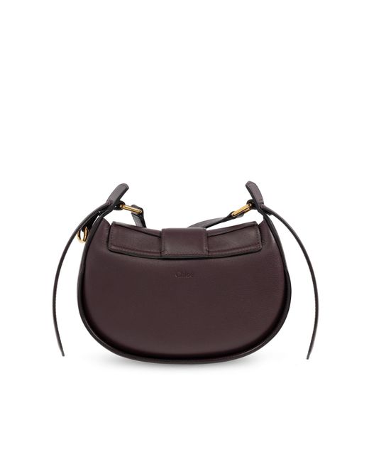 Chloé Purple Shoulder Bag Ride Small