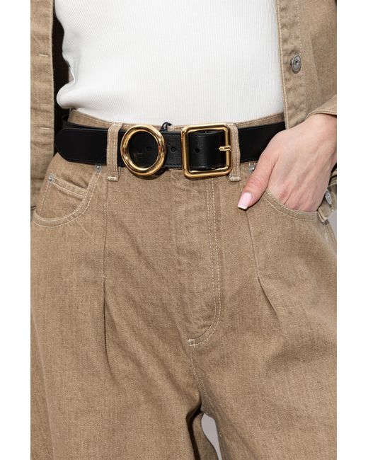 Jacquemus Black Leather Belt